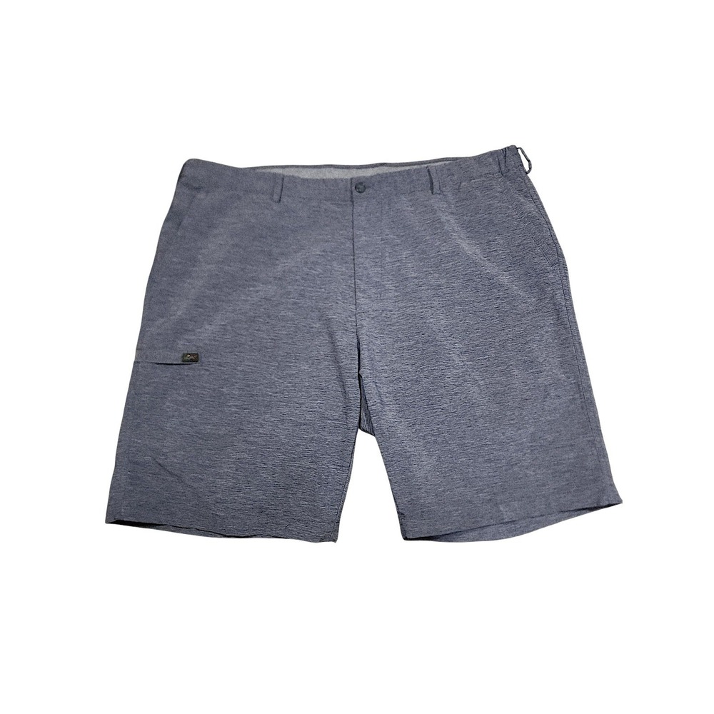 Greg‎ Norman Golf Shorts XL 40 x9.5 Men 21" Gray Stretch Performance Flat Front